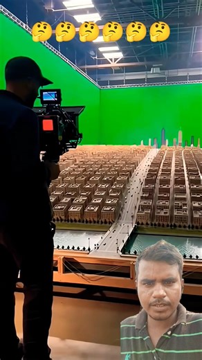 Inception Movie Behind The Scenes 😱 | City Destruction Maket Set Revealed! #greenscreen #viral