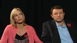 Kate McCann interview with Gerry McCann beside SOT - Can't / don't...