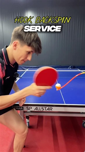 How to: Hook Backspin #service #pingpong #tablesoccerissport