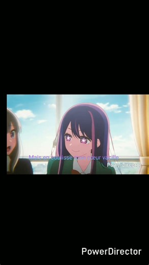 Extrait de la chanson "Dans les coulisses" d'Aï Hoshino 