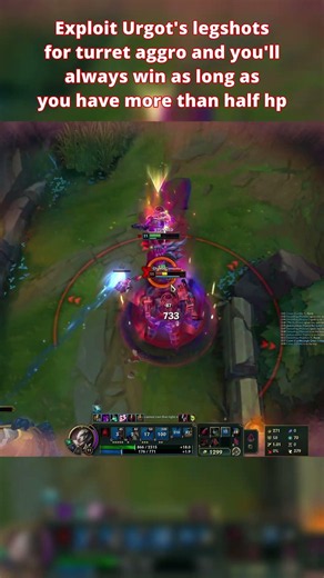 Darius Baits Urgot into turret #leagueoflegends #darius #dariustop #dariusgameplay