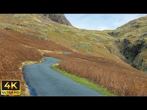Steepest Road in the UK | Hardknott Pass | 4K POV Drive