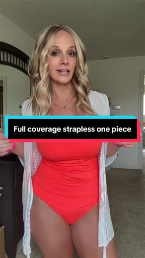 This is so flattering! I want it in every color!!!! #swimwear #fullcoverageswimsuit #onepieceswimsuit #fashionover40 #momswimsuit