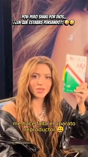 TOO FUNNY! 🫣🤣 El desliz de Shaki #Shorts #Shakira