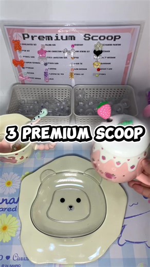 Indulge in Three Generous Scoops of Delight