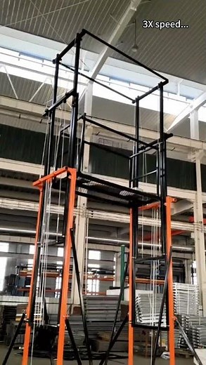 Hengxiang foldable electric scaffolding lift platform loading 300kg #liftplatform