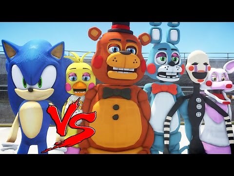 SONIC VS FIVE NIGHTS AT FREDDY'S - GREAT BATTLE