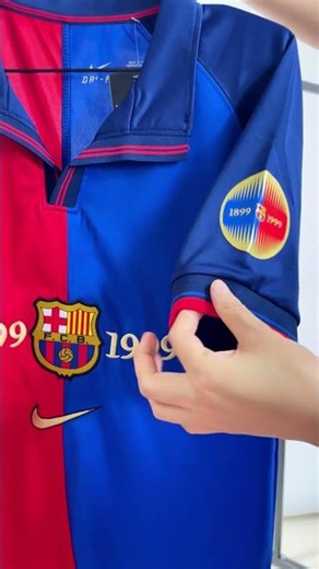 Barca 99/00 Home Kit 👕⚽ Rivaldo Magic Days! Would You Wear This Today? #barca #rivaldo #futbol