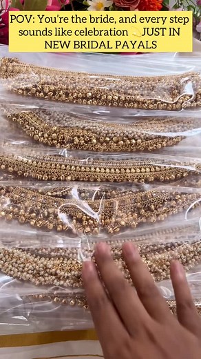 Sparkle and Glow on Instagram: "New bridal anklets that’ll steal the spotlight before your lehenga does! 💃 Because your wedding day deserves that extra sparkle ✨ Our new bridal anklet collection is here — statement, traditional & totally insta-worthy! Available now — shop online or DM us 💕 Get 15% discount flat in website HOW TO ORDER : sparkleandglow.co.in-> categories _>other accessories->payal or WhatsApp us on 9900359707 #BridalAnklets #WeddingSeason2025 #AnkletGoals #DesiBride #ShaadiEdit