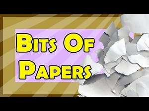 Bits of Paper || 2D Animation English Nursery rhyme for children with lyrics