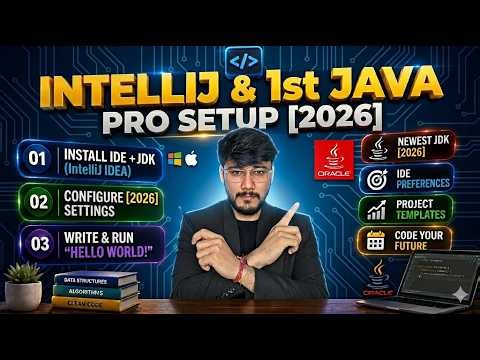 Install IntelliJ IDEA & Run Your First Java Program [2026]