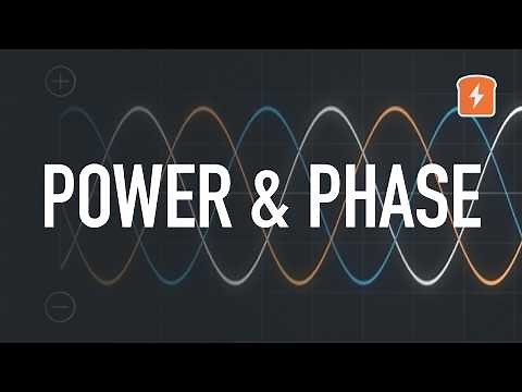 A Simple Explanation of Power and Phase - With Animation | Basic Electronics