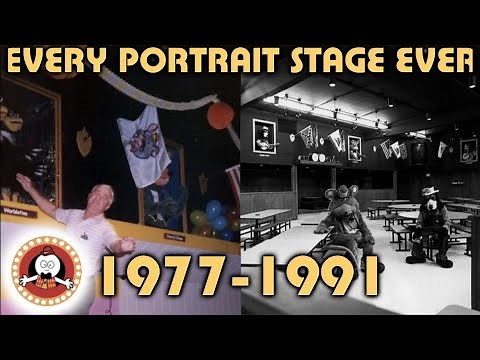 Every Chuck E Cheese's Portrait Stage Ever Installed (1977 - 1991)