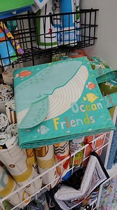 Ocean Friends The Sea & Me soft book from Moda Fabrics United Notions by Stacy Iest Hsu #book #kidsbook #softbook #ocean #oceanfriends #seacreatures #theseaandme #sewing #giftideas #mtquiltaway | The Quilt A Way - Great Falls, Montana