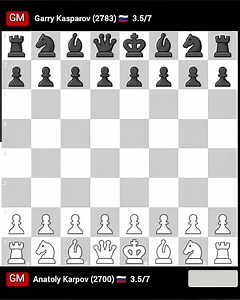 88K views · 825 reactions | Look at the game | Anatoly Karpov Vs Garry Kasparov | Event : World Chess Championship 1990 . - Location : New York - Time Control : 40 moves in 2.5 hours followed by 16 moves per hour, with an adjournment to the following day after five hours of play. - Opening : King's Indian Defense: Orthodox, Glek Defense. #chess #chesslegend #garrykasparov #anatolykarpov | Ardilongg | Facebook
