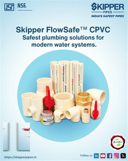 Easy Installation. 100% Lead-Free. #SkipperPipes
