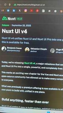 Nuxt UI Pro is now open sourced