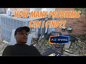 Finding Multiple Problems On Goodman Package Unit | HVAC