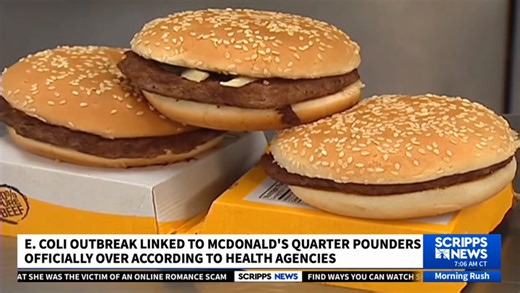 McDonald's E. coli Outbreak Ends: Official CDC Report