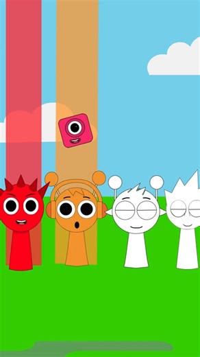 NEW Play Music Marble Rainbow Sprunki NumberBlocks OC One | Coloring Challenge