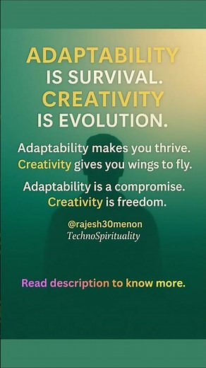 Adaptability vs Creativity
