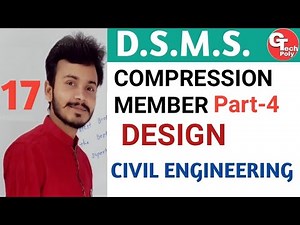 DSMS | Design of Compression Members | Part-4 | Civil Engineering by Gaurav Sir.