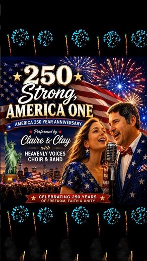 250 Years of American Pride Set to Music ❤️🤍💙 #America250 #patriotic #anthem