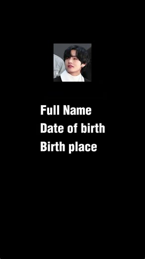 Bts member v information without cheating?