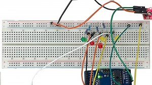 Sound detector led system