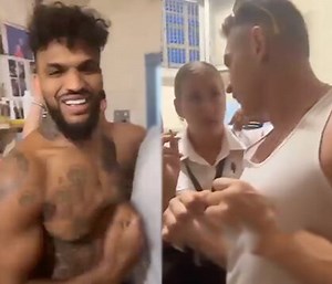 They’re Living Their Best Life Behind Bars: Female Prison Guard Seen On Camera Smoking With The Inmates Inside Cell!