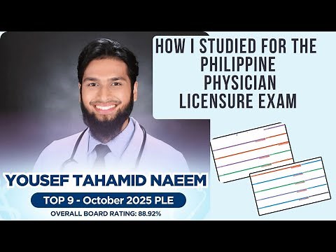 How I Studied for the Philippine Physician Licensure Exam (PLE)