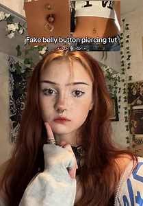 Tutorial de piercing falso de ombligo