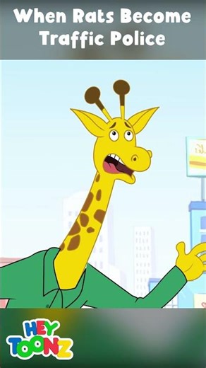 Rats Control the Traffic! Total Chaos 🚦🐭| Rat-a-Tat #funnyshorts #funnykidsvideo