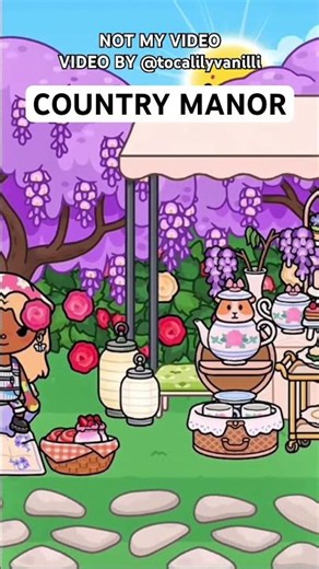 LITERALLY OBSESSED WITH THIS AESTHETIC COUNTRY MANOR 🏡 truly a garden paradise ✨@tocalilyvanilli