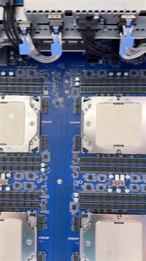 11K views · 184 reactions | Taking a look at Gigabyte’s latest AMD GPU servers at Computex. They’re showing off both the MI300X and MI300A. Notable use of mirrors to help people see the front and back of the 8-way chassis.#amd #servers #ai #computers @amd @gigabyte_official | StorageReview | Facebook