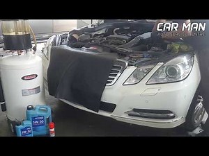 Fast Service Mercedes E Class W212 and Removing Air Cond Parts