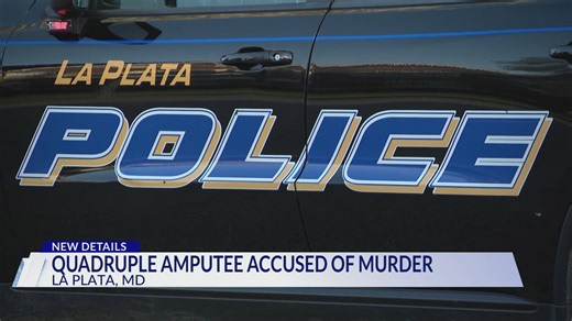 Quadruple amputee faces murder charges in Maryland