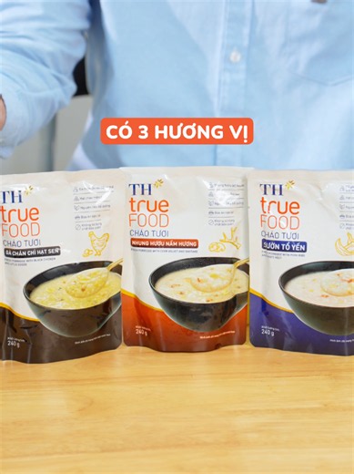 Cháo tươi TH true FOOD cho người lớn tuổi