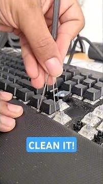 How to CLEAN a Mechanical Keyboard #mechanicalkeyboard #keyboard #corsair
