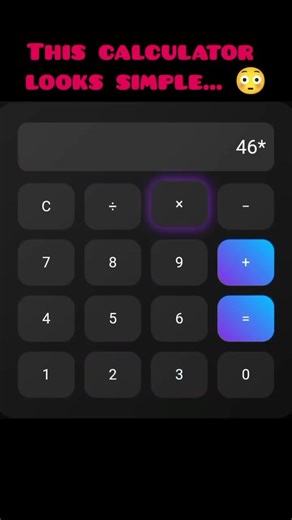 Simple Calculator with HTML CSS & JS 🧮 | Hover Effects UI
