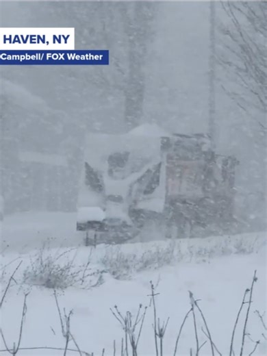 Lake Effect Snow Plowing in Fair Haven, New York