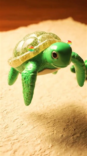 A Crayon Drawing That Turns Into a Gummy Turtle?! 🍬🐢✨