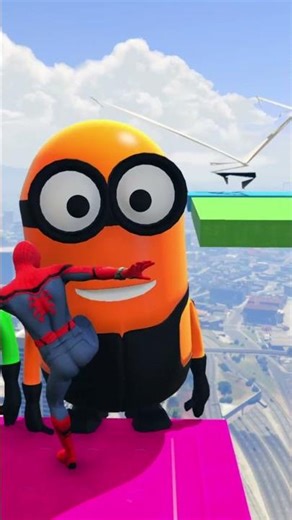 GTA 5 Epic Water Ragdolls Spiderman Jump/Fails Ep 1468 #shorts