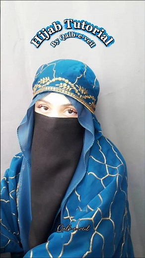 Arabic style hijab tutorial ✨💙💤#hijabtutorial #arabic #hijabtutorials #viralhijab #viralshortvideo
