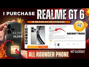 Realme GT 6 Unboxing 🔥 16GB/512GB Only ₹20,000 | Cheapest Flagship Killer 2025 | Full Review