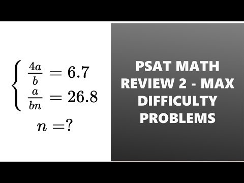 Live PSAT Math Review Session 2