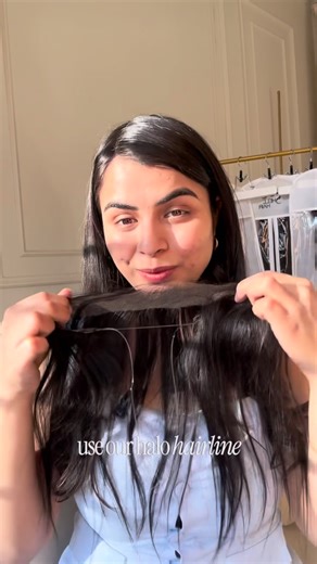 The Shell Hair Extensions on Instagram: "You might have purchased our Halo Hairline Topper but are facing difficulty blending it for the first time, this one is for you.❤️ Product used: Halo Hairline Topper (Natural Black) #hair #hairextension #hairtopper #hairthinning #explore #trending"