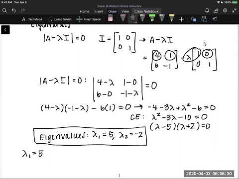 The Eigenvalue Method for Homogeneous Systems