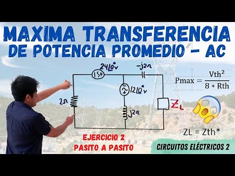 MAXIMUM POWER TRANSFER THEOREM in AC ➤ 1 SOLVED EXERCISE 😱 [EASY EXPLANATION] ⚡