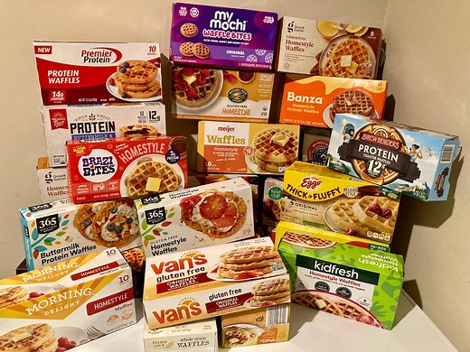 Ranking 25 varieties of frozen waffles from worst to best
